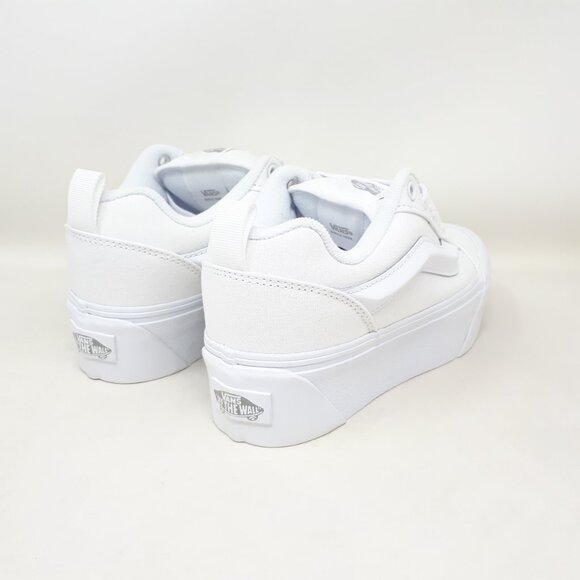 Vans Knu Stack Platform Stacked All True White Shoe Sneaker Mens 5.5 / Womens 7 - Picture 5 of 12